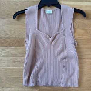 Abercrombie & Fitch Ribbed Knit Tank Top – Medium